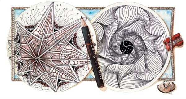 Through the Zentangle Method of drawing