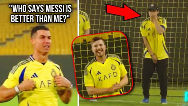 Cristiano Ronaldo’s viral response after being provoked by MrBeast: ‘Who says Messi is better than me?’