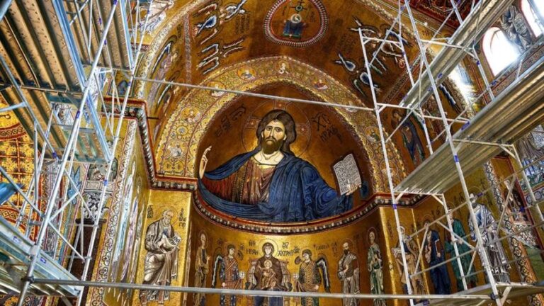 ‘It’s pure beauty’ – Italy’s largest medieval mosaics restored