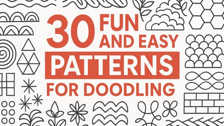 30 fun and easy patterns for doodling